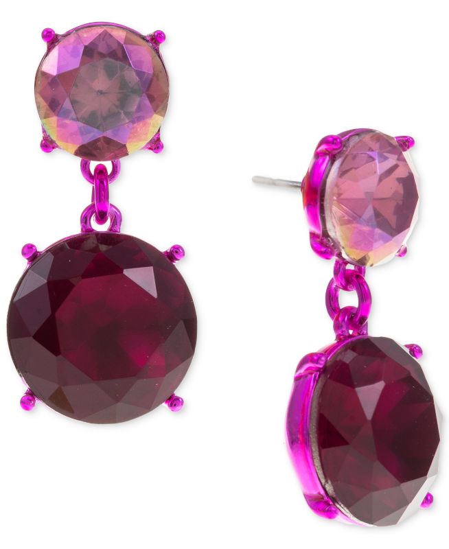 Photo 1 of INC Color Mixed Stone Drop Earrings, Created for Macy's - Pink
