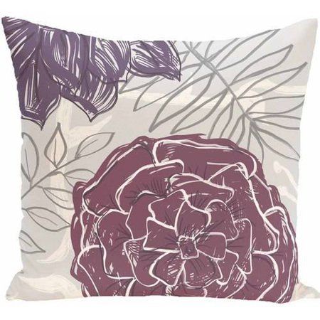 Photo 1 of Tropical Floral 16-inch Decorative Pillow