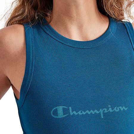 Photo 1 of Champion Womens Scoop Neck Pajama Top, Small, Blue