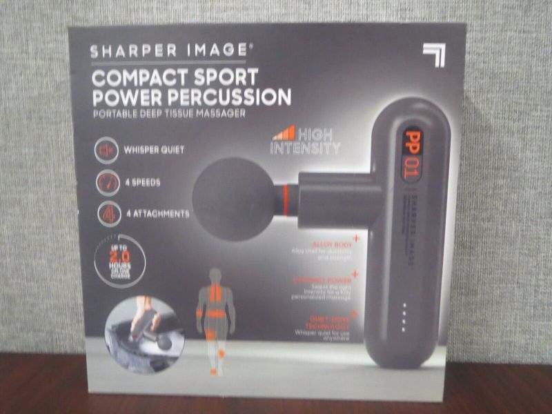 Photo 1 of Sharper Image Compact Sport Power Percussion Portable Deep Tissue Massager