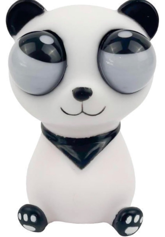 Photo 1 of Funny Toy Decompression Artifact Panda Glaring Creative Funny Design Eye-Popping Panda Squeeze Squeezing Toy Pressure Reduction Toy