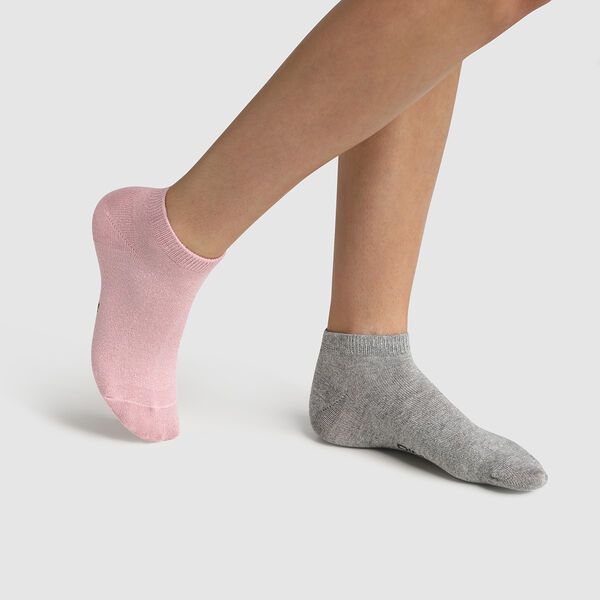 Photo 1 of 8 Pair Socks Pink & Grey 