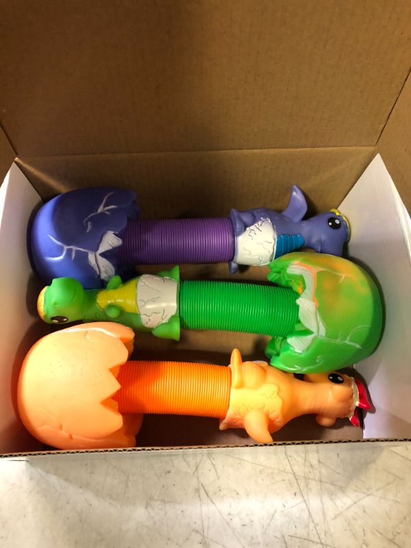 Photo 1 of 3 PCS DINOSAUR POP TUBES 