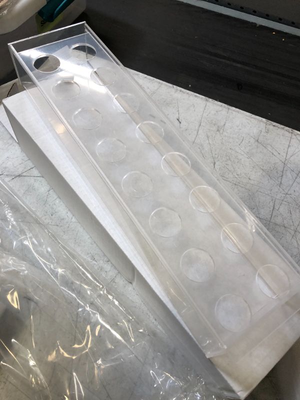 Photo 1 of  Rectangular Flower Vase Acrylic Flower Vase