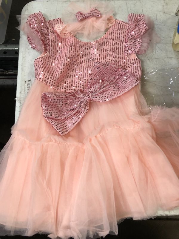 Photo 1 of GIRLS DRESS PINK 3T