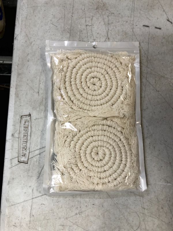 Photo 1 of 2 PCS WOVEN COASTERS
