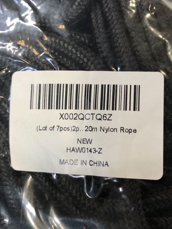 Photo 2 of (Lot of 7pcs)2p.. 20m Nylon Rope