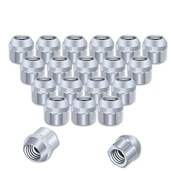 Photo 1 of  Cone Seat Zinc Finish Wheel Lug Nuts Set 20 Pack 