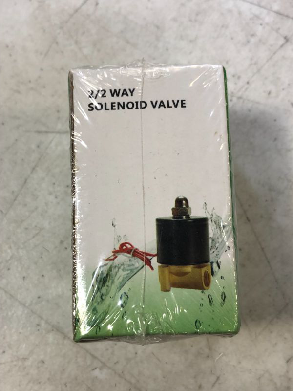 Photo 2 of 1/4Inch NPT Brass Electric Solenoid Valve Normally Closed Water, Air 12V/24V/110V/220V (DC24V)