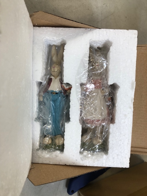 Photo 1 of 2 pcs easter bunny decoration 6.1 inch