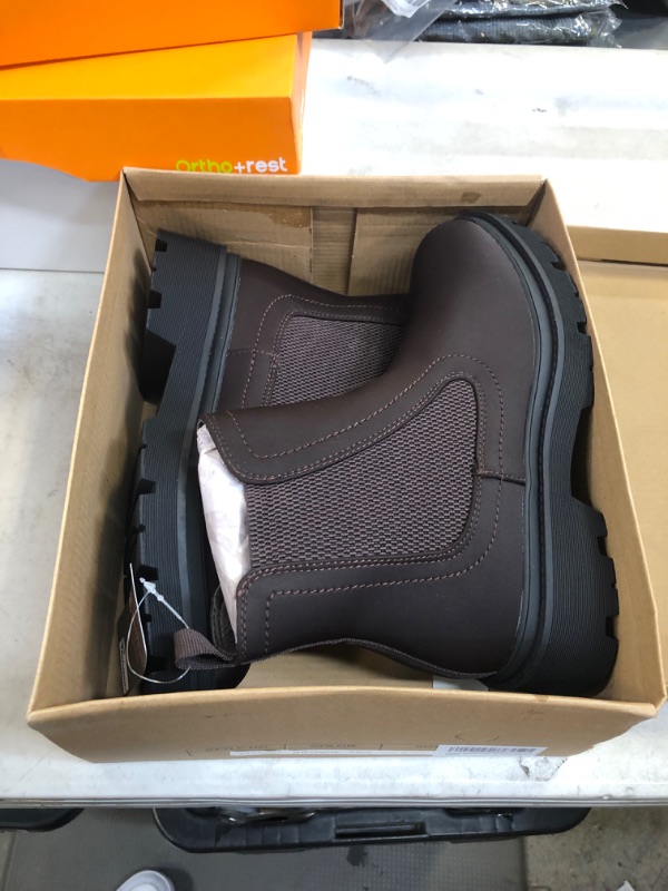 Photo 1 of JABASIC Women Chelsea Boots Low Heel Elastic Ankle Boots
8