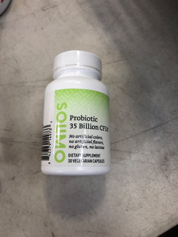 Photo 2 of Amazon Brand - Solimo Probiotic 35 Billion CFU, 8 Probiotic Strains with Prebiotic Blend, 30 Vegetarian Capsules & Solimo Probiotic 5 Billion CFU, 8 Probiotic strains with 60 mg Prebiotic Blend