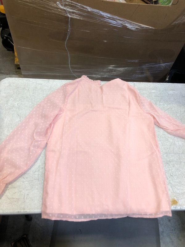 Photo 1 of Women's pink sheer shirt S