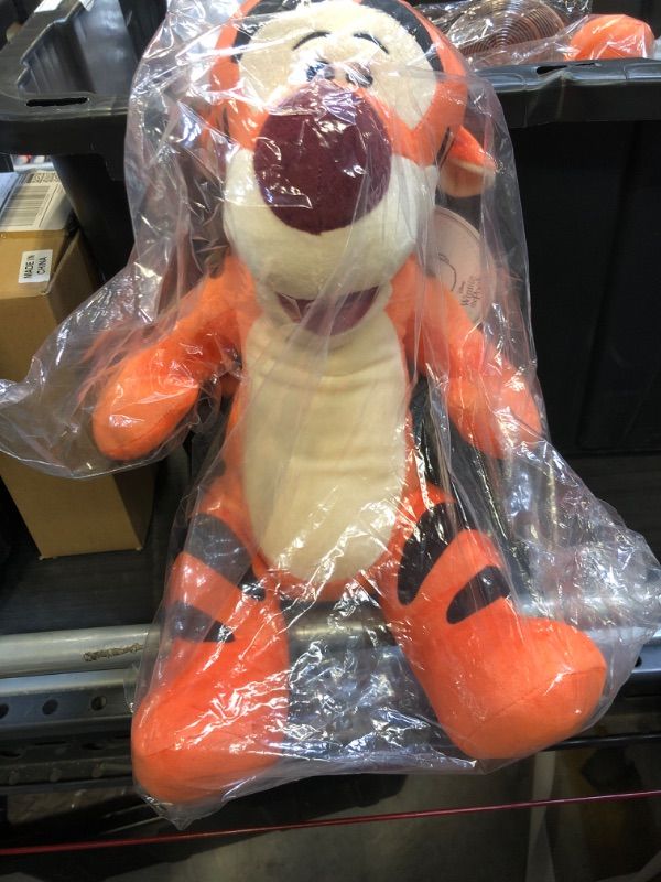 Photo 2 of Disney Store Official Winnie The Pooh Tigger Medium Soft Plush Toy, Medium 16 inches, Made with Soft-Feel Fabric with Embroidered Details and A Characterful Expression, for All Ages Toy Figure