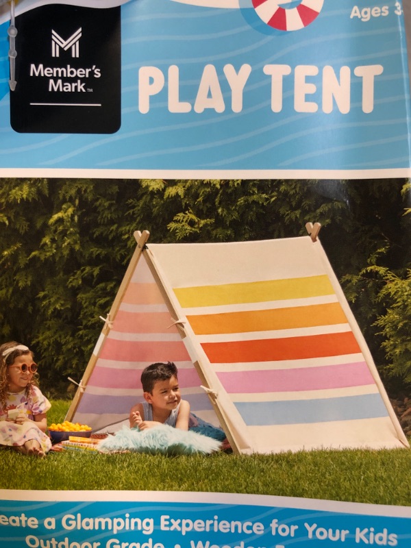 Photo 1 of Pacific Play Tents 60200 Americana A-Frame Play Tent, Play House - 42" x 45" x 35",Multi