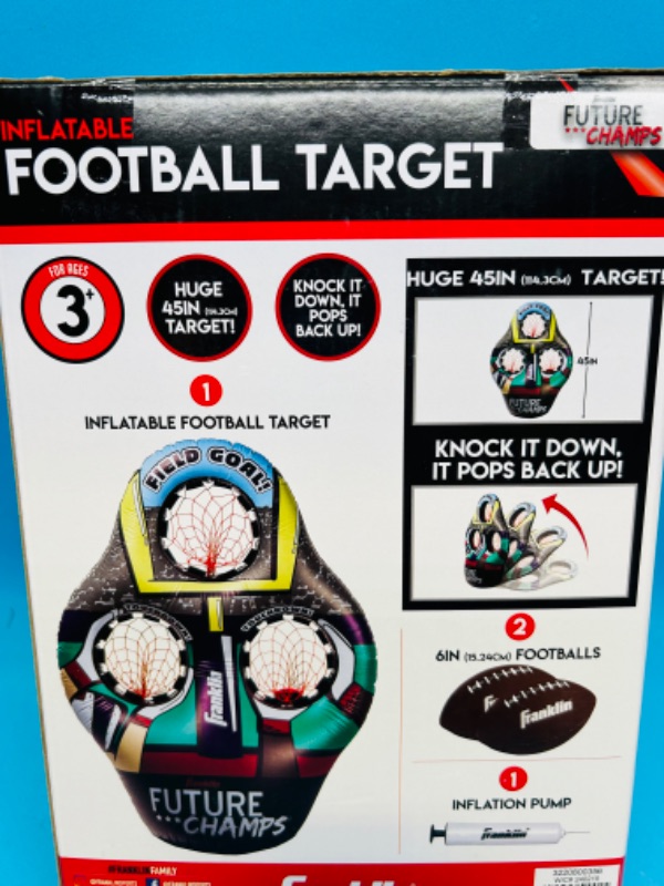 Photo 2 of 810822…Franklin inflatable football target game