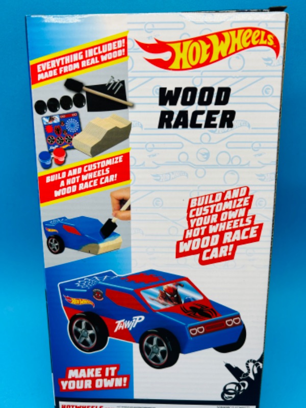 Photo 2 of 810824…hot wheels Spider-Man wood racer 