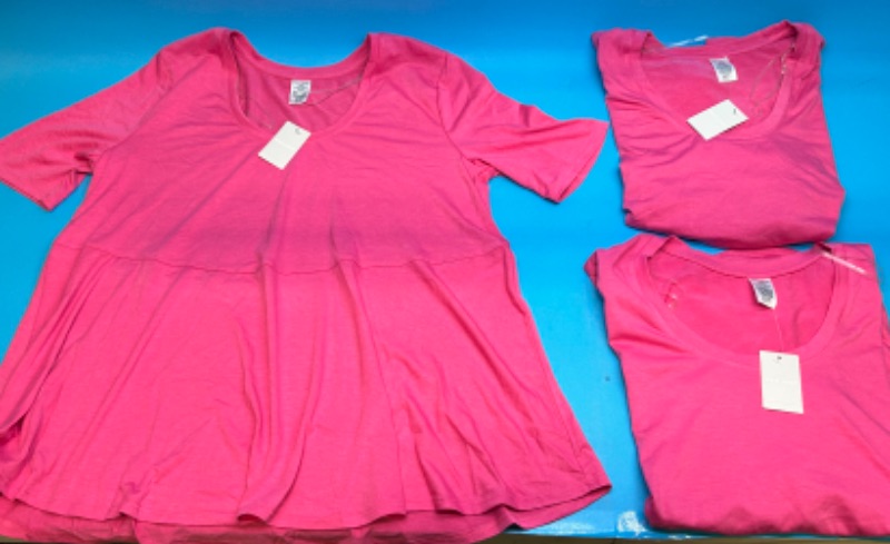 Photo 1 of 810860…3 shirts ladies size large 