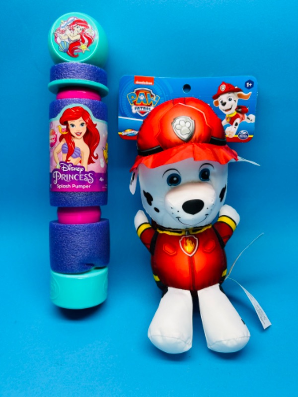 Photo 1 of 810950…paw patrol swim toy and Disney splash pumper