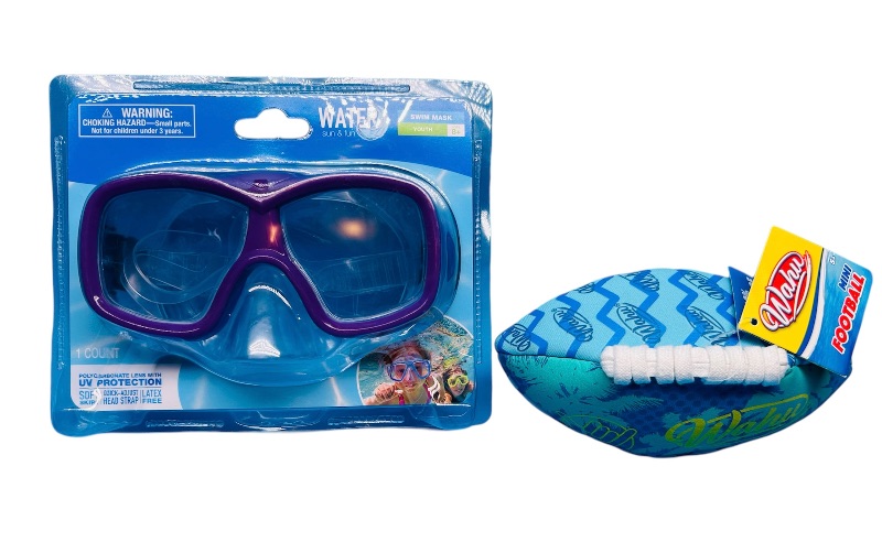 Photo 1 of 810952…youth swim mask and mini water football toy 