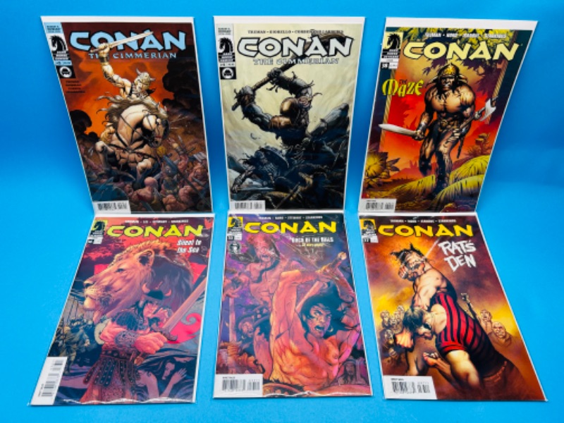 Photo 1 of 810958…6 Conan  comics in plastic sleeves 