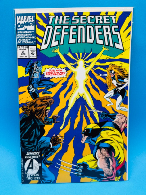 Photo 1 of 810962…the secret defenders comic #2 in plastic sleeve 