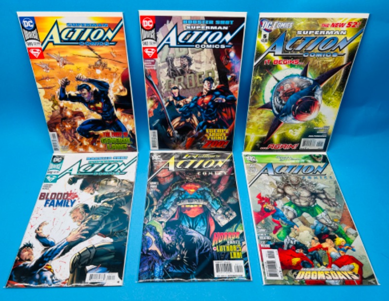 Photo 1 of 810966…6 Superman  comics in plastic sleeves 