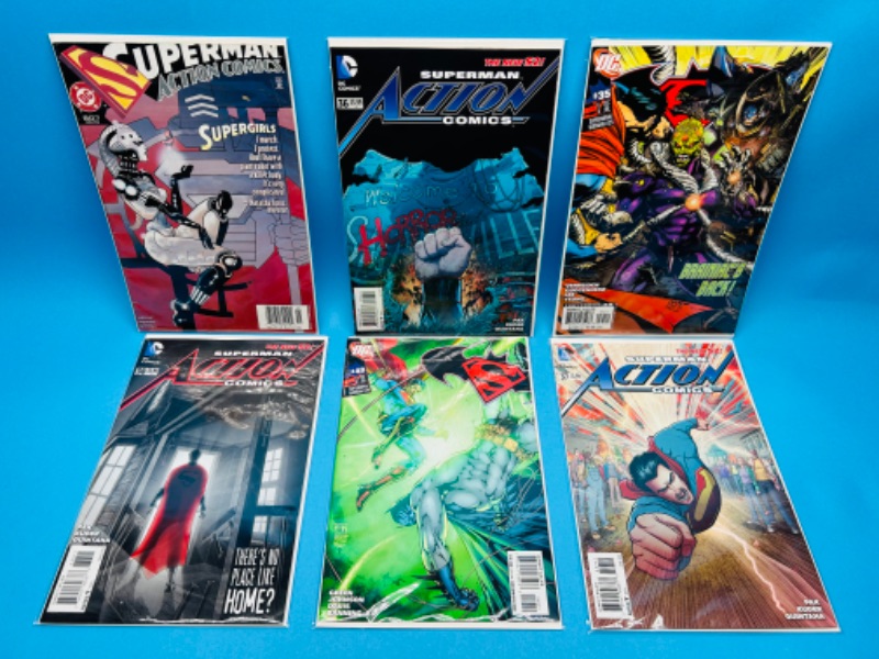 Photo 1 of 810969…  6 Superman comics in plastic sleeves 