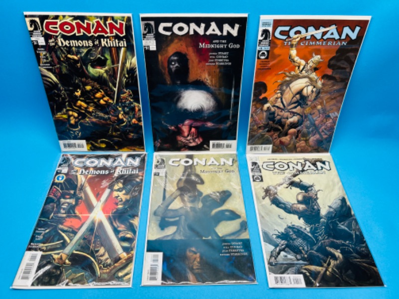 Photo 1 of 810976…  6 Conan comics in plastic sleeves 