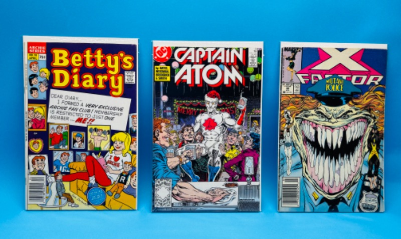 Photo 1 of 810978…3 vintage comics in plastic sleeves 