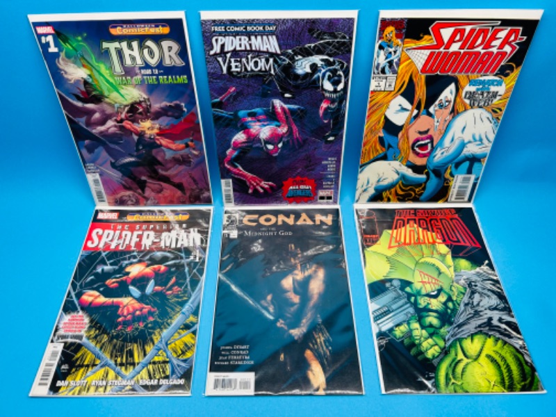 Photo 1 of 810982…6 comics all #1’s in plastic sleeves 