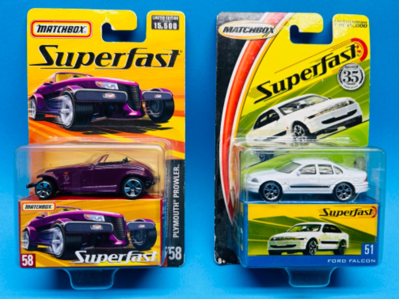 Photo 1 of 811007…2 matchbox superfast die cast cars 