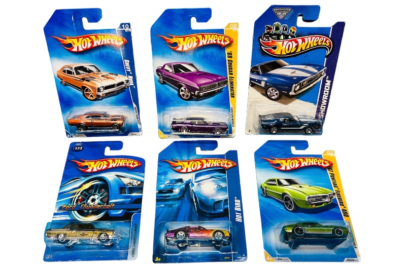 Photo 1 of 811066… 6 hot wheels die cast older muscle cars 