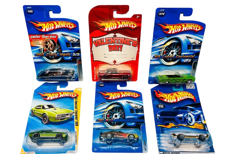 Photo 1 of 811074… 6 hot wheels die cast older muscle cars 