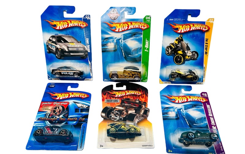 Photo 1 of 811083… 6 hot wheels die cast cars 