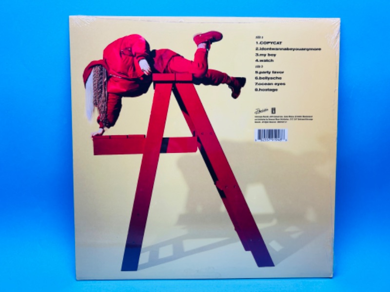 Photo 2 of 811105…sealed Billie Eilish  vinyl record  in plastic sleeve 33 rpm