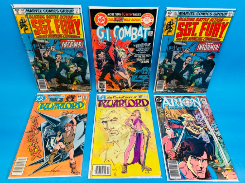 Photo 1 of 812163… 6 vintage comics in plastic sleeves 