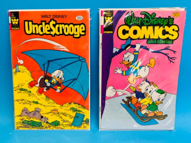 Photo 1 of 811166…2 vintage Walt Disney comics in plastic sleeves 