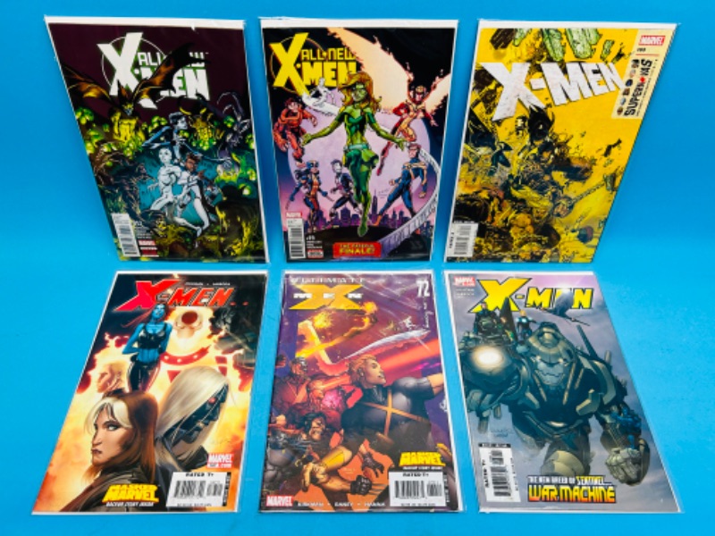 Photo 1 of 811170…6 X-men  comics in plastic sleeves 