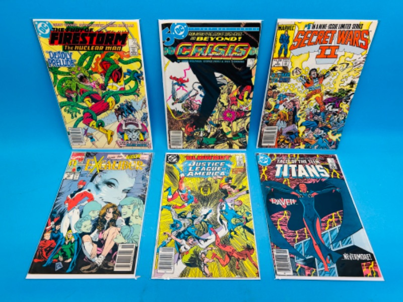 Photo 1 of 811178…6 older  comics in plastic sleeves 