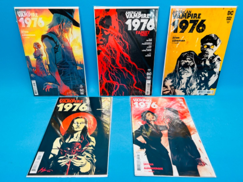 Photo 1 of 811202…5 American vampire 1976 comics in plastic sleeves 