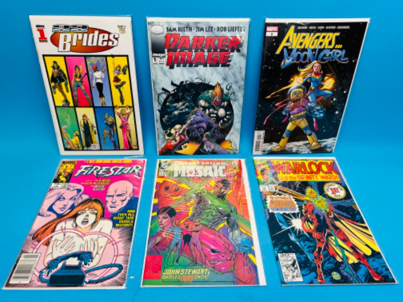 Photo 1 of 811220…6  comics all # 1’s in plastic sleeves 