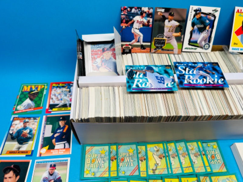 Photo 5 of 811233…1500+ mixed baseball trading cards in box 