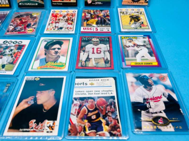 Photo 5 of 811292…23 collectible sports cards in hard plastic sleeves 