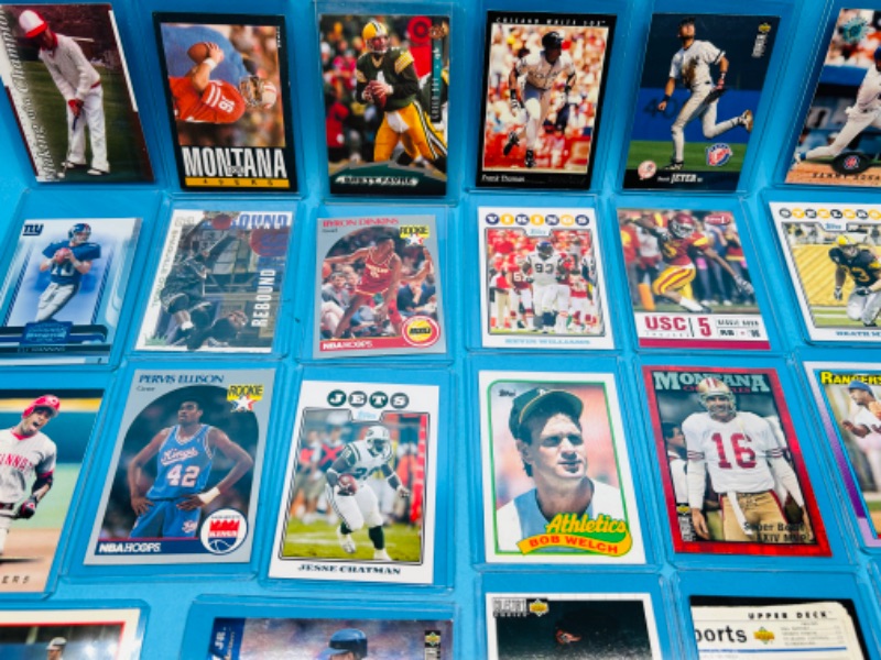 Photo 2 of 811292…23 collectible sports cards in hard plastic sleeves 