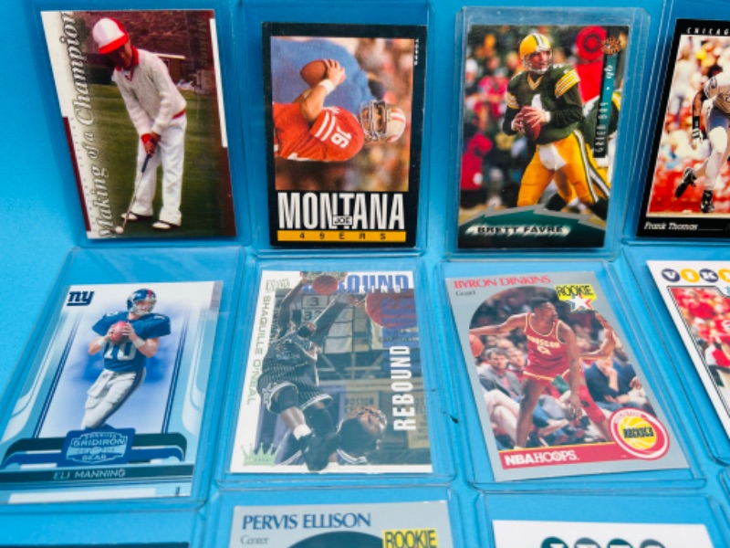 Photo 4 of 811292…23 collectible sports cards in hard plastic sleeves 