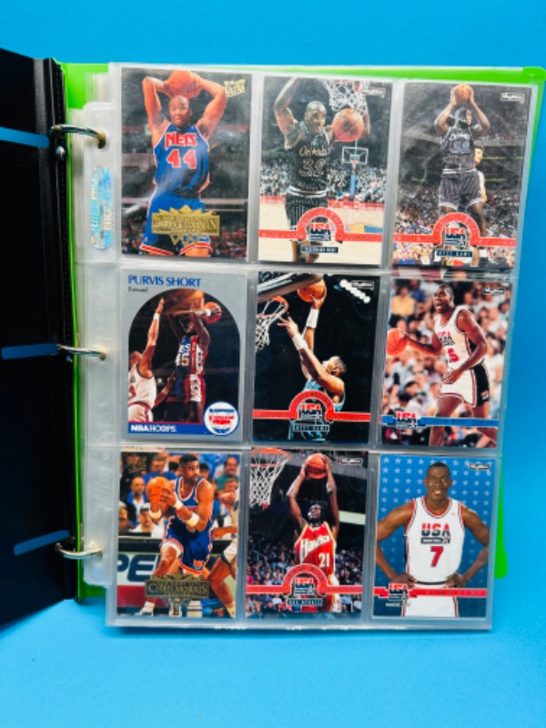 Photo 1 of 811303…216 basketball cards in binder