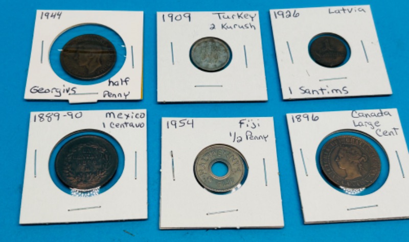 Photo 1 of 811306…6 foreign coins 