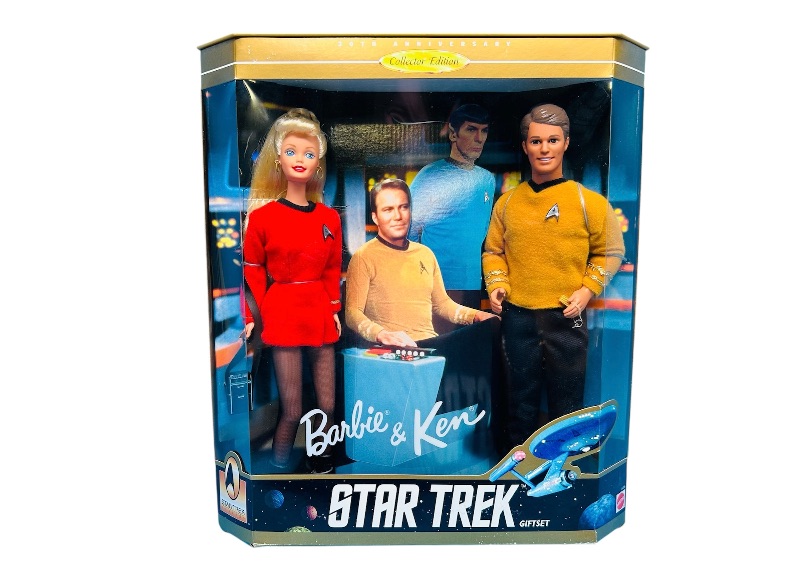 Photo 1 of 811314…Barbie and Ken Star Trek gift set