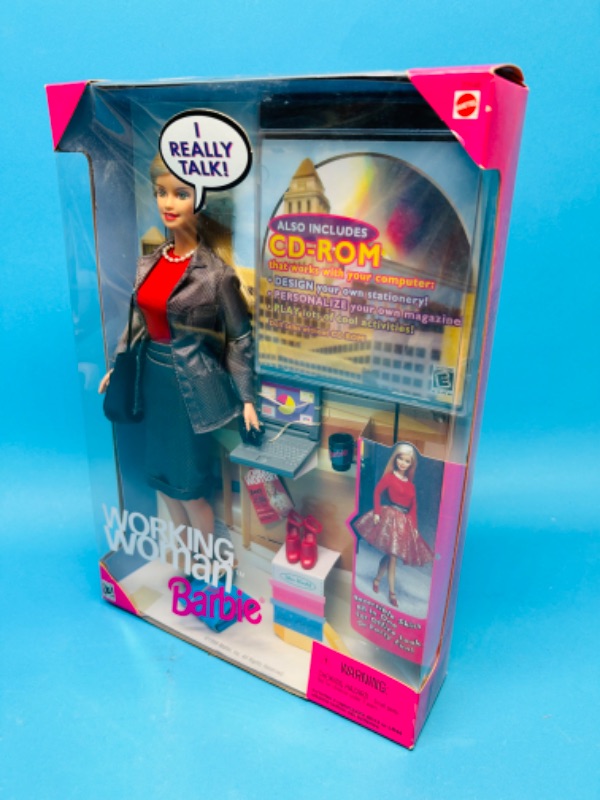 Photo 2 of 811316…working woman Barbie with CD-ROM 